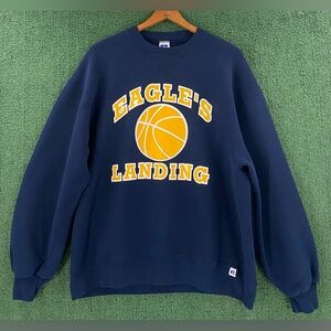 Vintage 90’s Russell Athletic Eagle’s Landing Basketball Sweatshirt Men’s Large